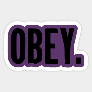 Obey Sticker